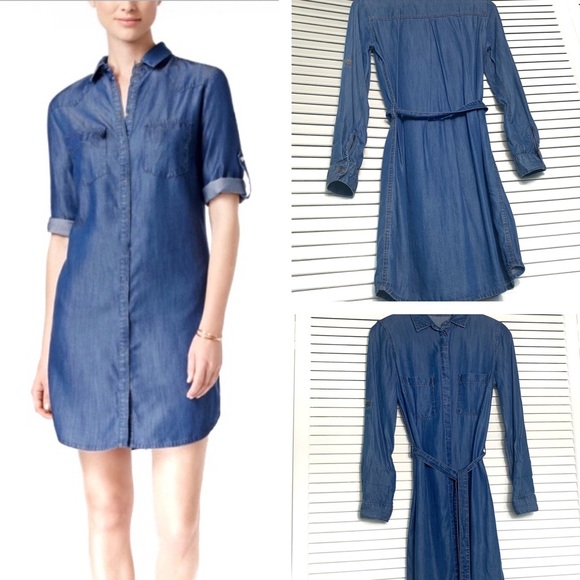 Kut from the Kloth Button Up denim dress xs - Picture 1 of 13
